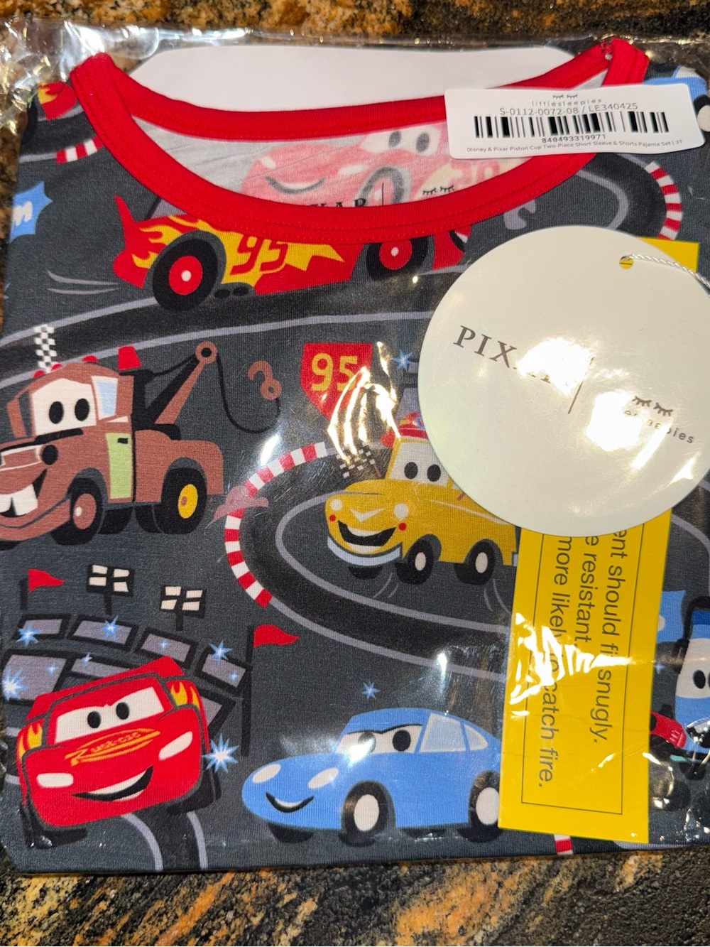 Little Sleepies Piston Cup PJS